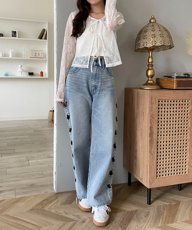 デニム淡 モデル：160cm M着用