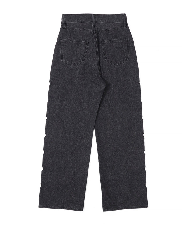 ハートサイドラインストレートパンツ