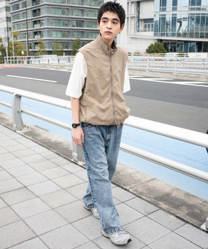 デニム中濃加工 モデル：180cm L着用