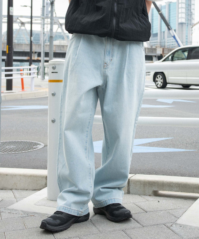 デニム淡 モデル：180cm L着用