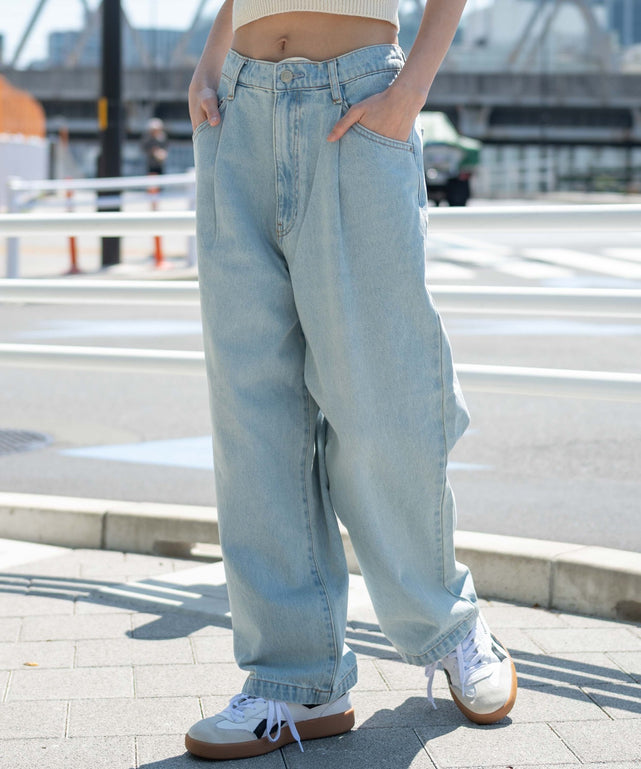 デニム淡 モデル：161cm S着用