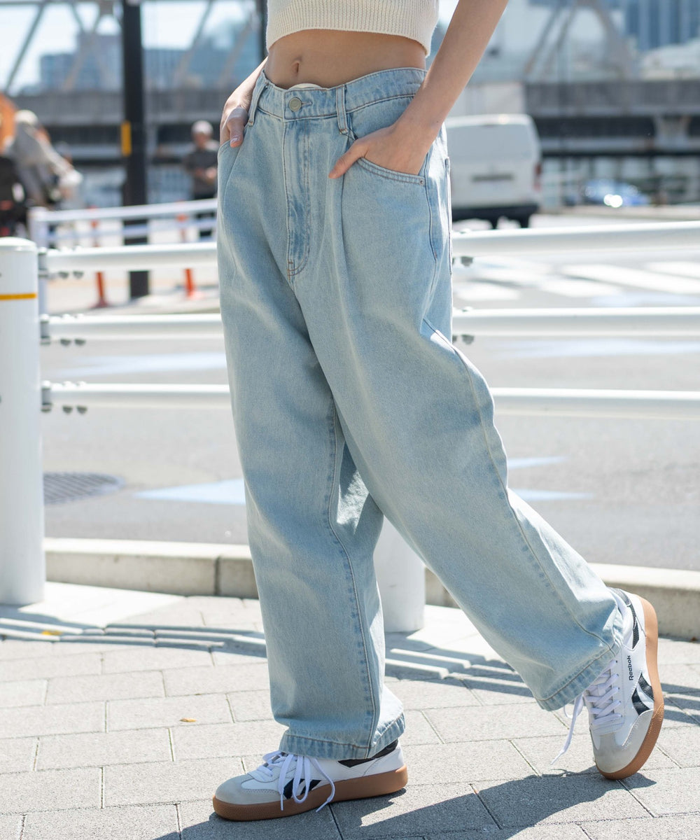 デニム淡 モデル：161cm S着用