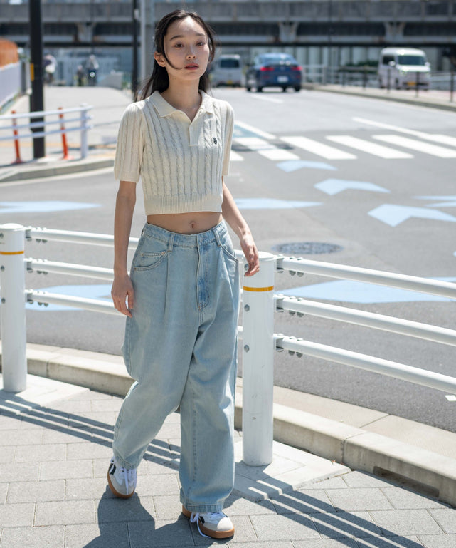 デニム淡 モデル：161cm S着用