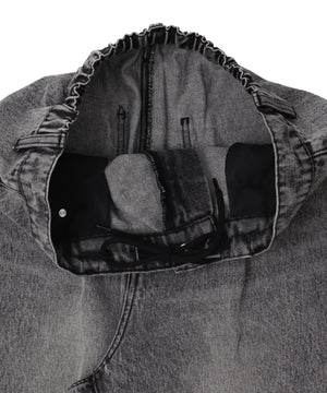 ルーズテーパードデニムパンツ