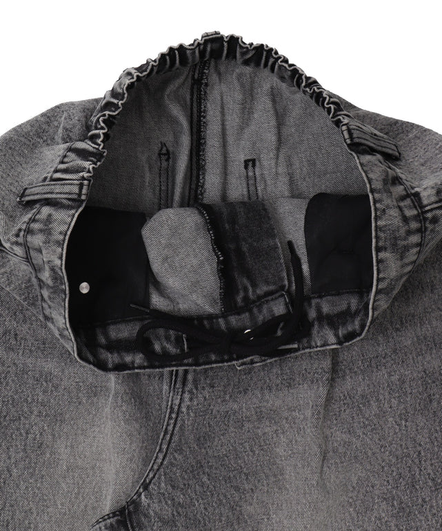 ルーズテーパードデニムパンツ