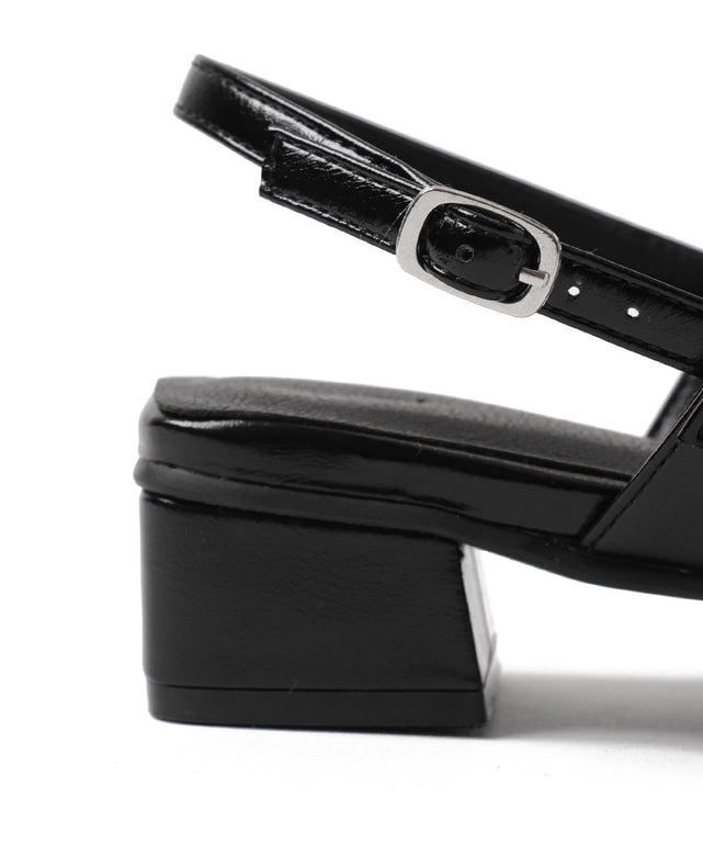 ダブルリボンポインテッドシューズ