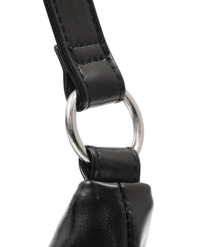 ギャザーリボンハーフムーンバッグ