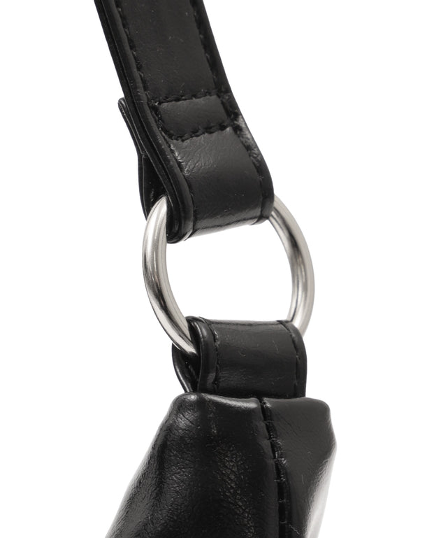 ギャザーリボンハーフムーンバッグ