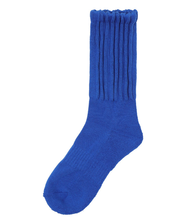 サポート付きボリューム無地リブソックス