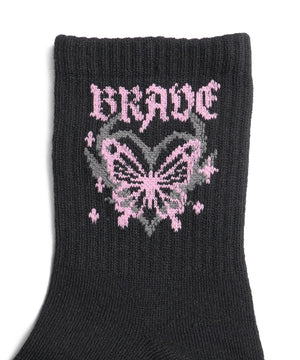 バタフライデザインソックス(23-25cm)