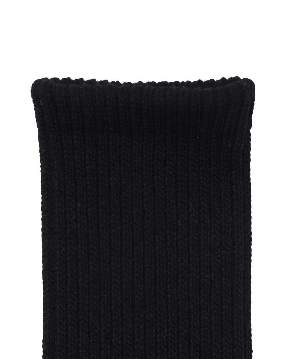 サポート付き無地リブソックス