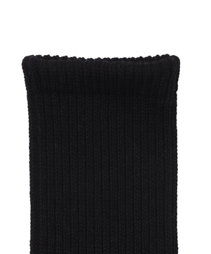 サポート付き無地リブソックス