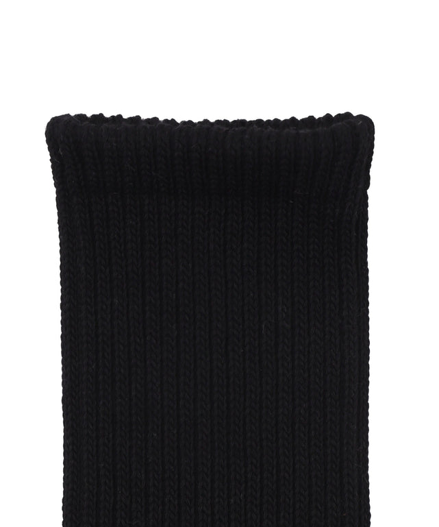 サポート付き無地リブソックス