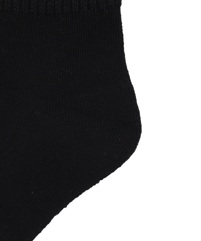 サポート付き無地リブソックス