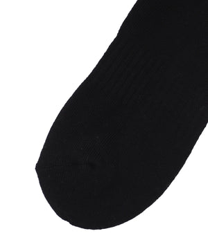 サポート付き無地リブソックス