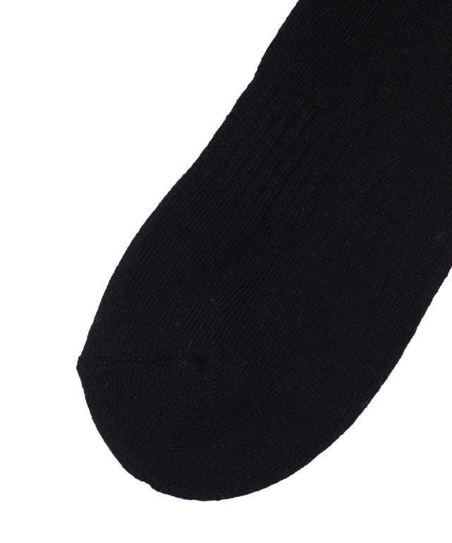 サポート付き無地リブソックス