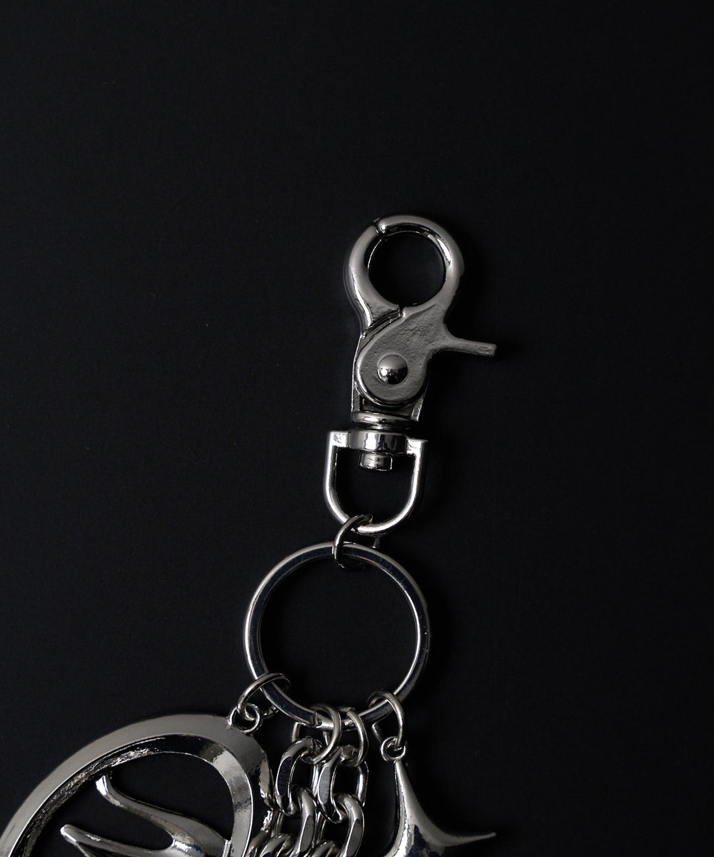 Mメタルモチーフキーリング