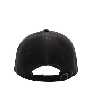 ロゴ刺繍エイジングデニムキャップ