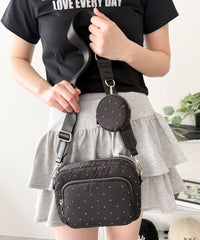 ビジューナイロンBK（柄1） / F