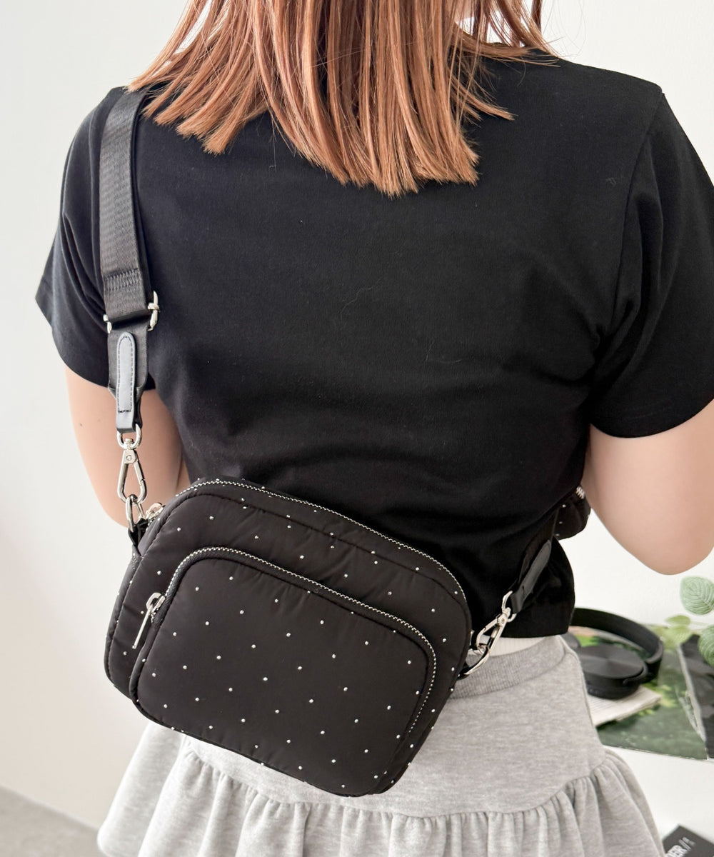 ビジューナイロンBK（柄1）