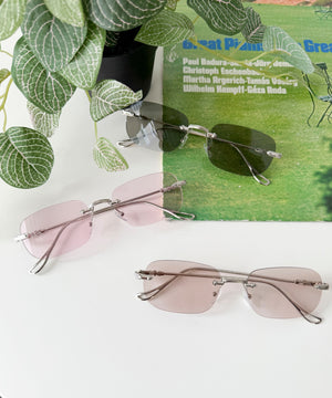 リムレスカラーレンズデザインアイウェア