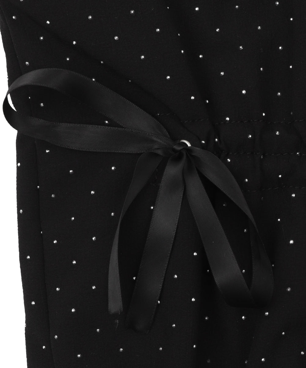 ドロストリボンギャザートート