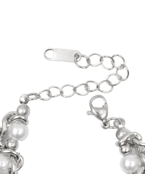 Lパールチェーンネックレス