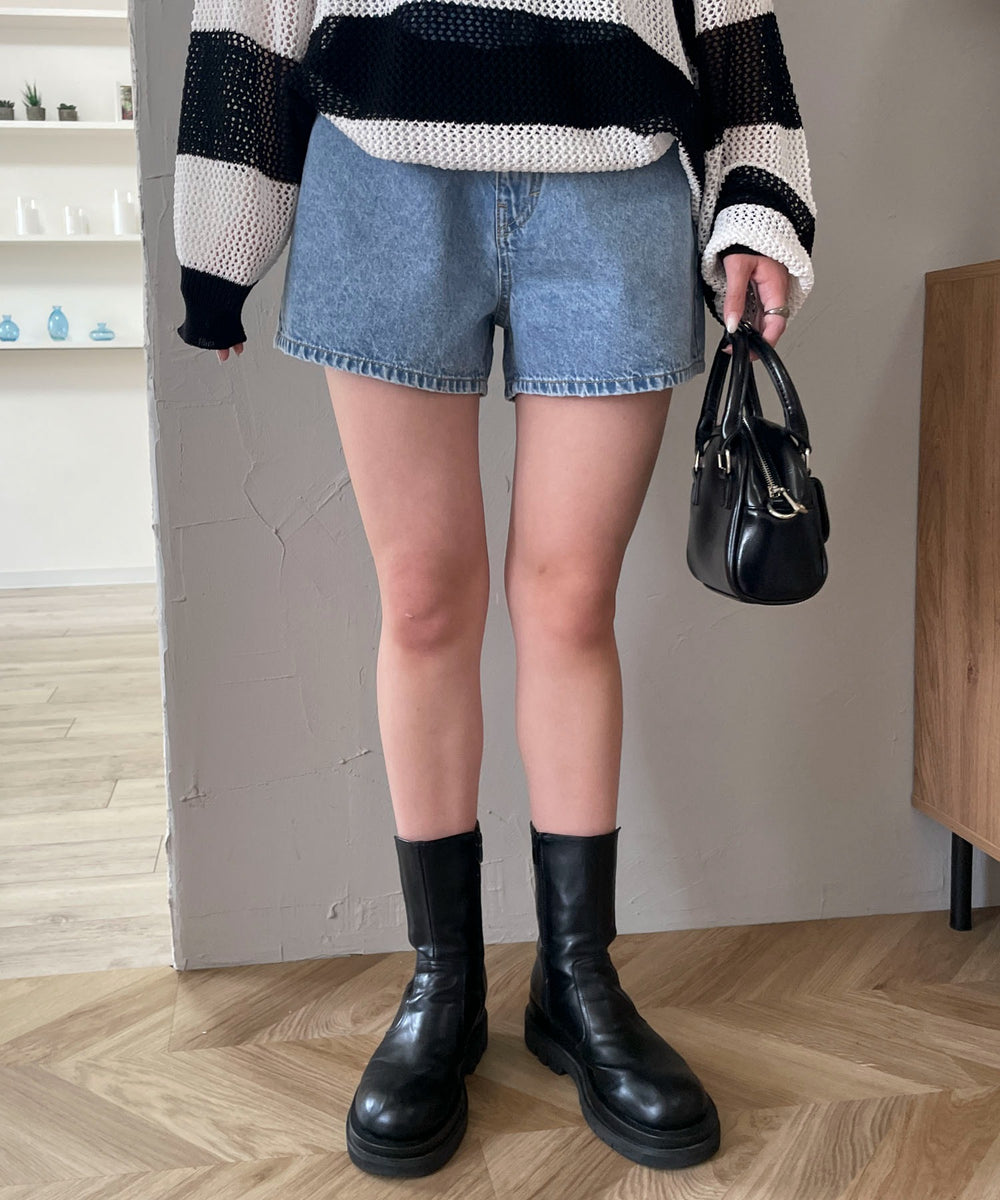 デニム淡 モデル：160cm M着用