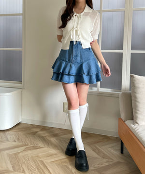 デニム淡 モデル：160cm F着用