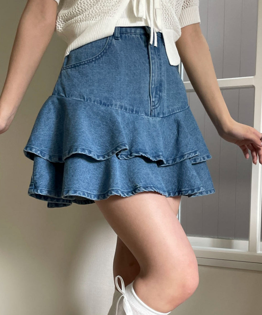 デニム淡 モデル：160cm F着用