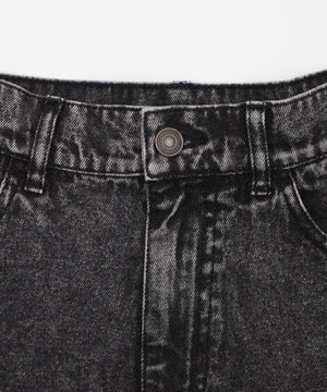 デニムフリルミニスカート