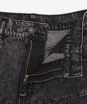 デニムフリルミニスカート