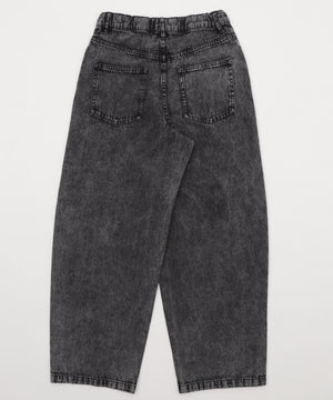 イージー3Dバレルレッグデニムパンツ（JUNIOR）