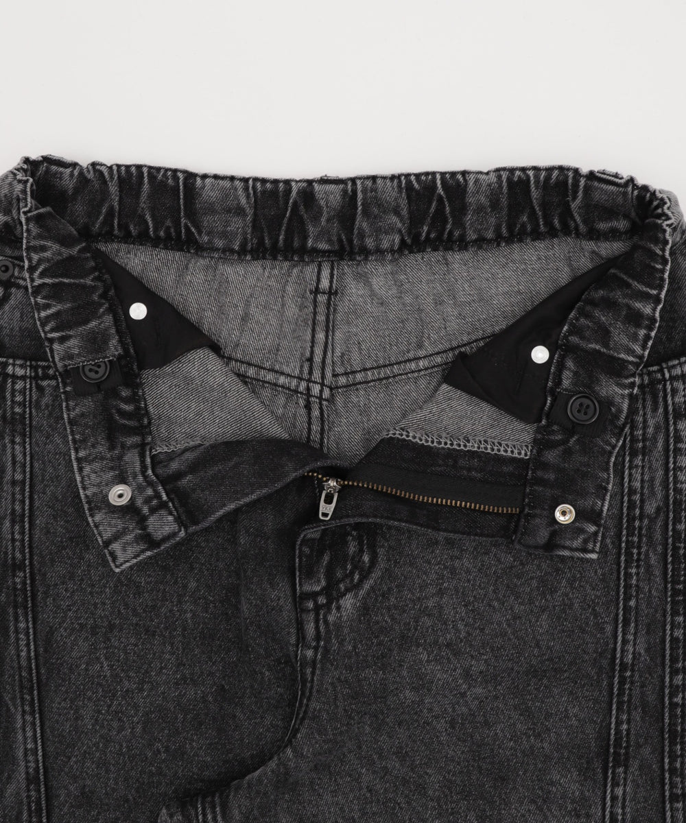 イージー3Dバレルレッグデニムパンツ（JUNIOR）