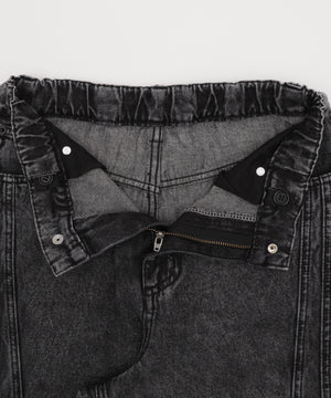 イージー3Dバレルレッグデニムパンツ（JUNIOR）