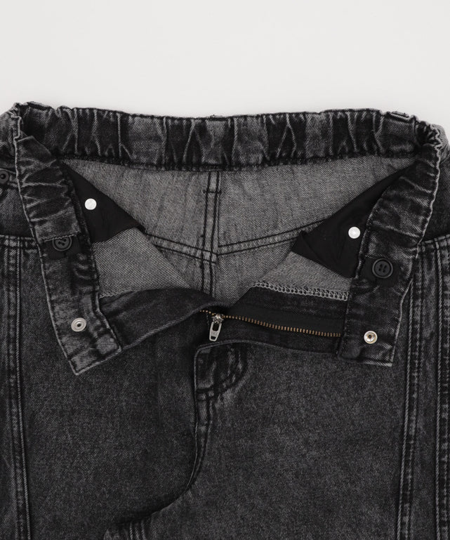 イージー3Dバレルレッグデニムパンツ（JUNIOR）