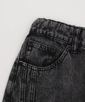 イージー3Dバレルレッグデニムパンツ（JUNIOR）