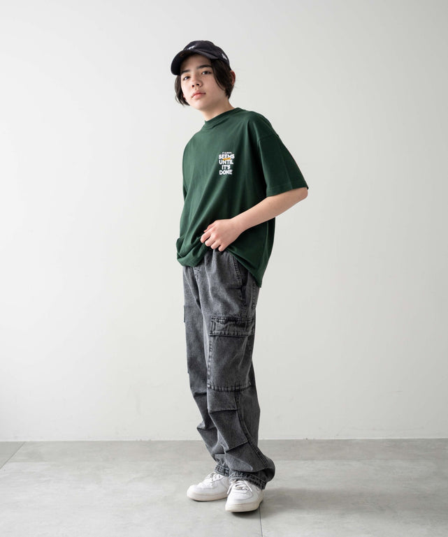 デニムブラックソノタ モデル：156cm M-160 着用