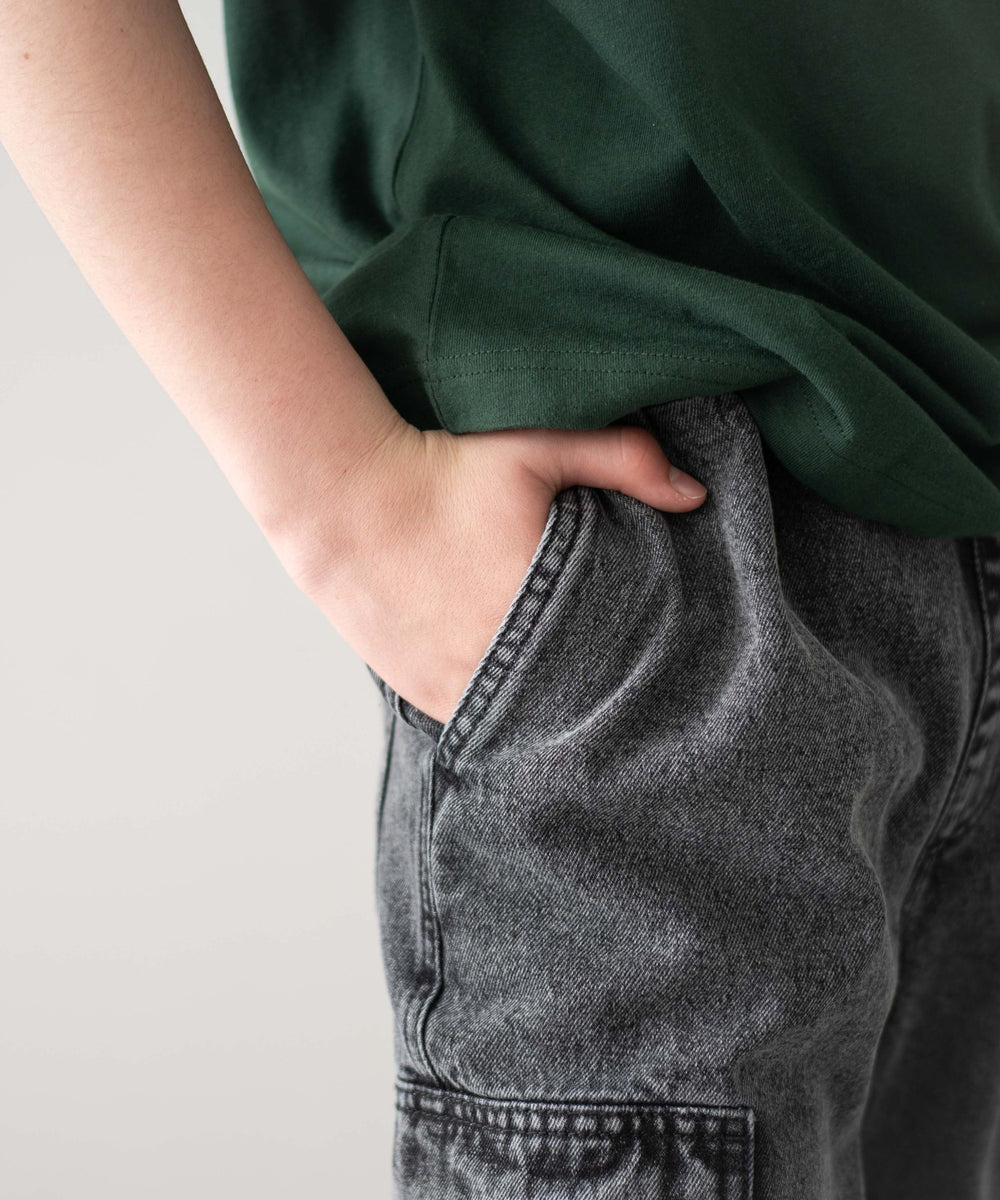 デニムイージーカーゴパンツ（JUNIOR）