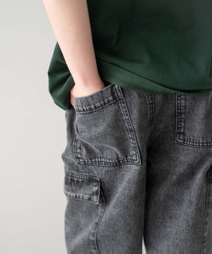 デニムイージーカーゴパンツ（JUNIOR）