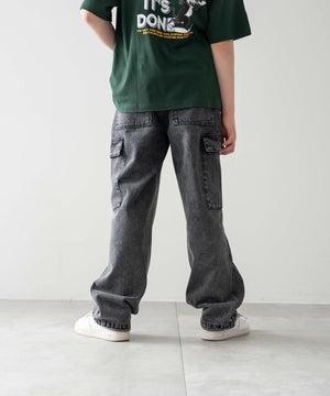 デニムブラックソノタ モデル：156cm M-160 着用