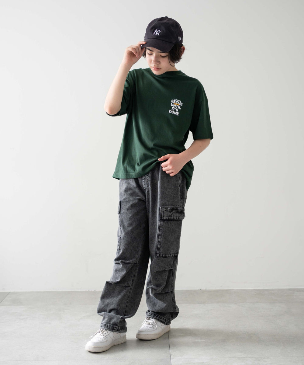 デニムブラックソノタ モデル：156cm M-160 着用