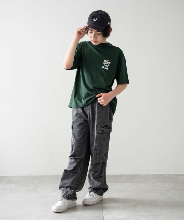 デニムブラックソノタ モデル：156cm M-160 着用