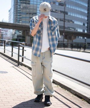 デニム淡　モデル:180cm L着用