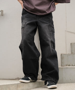 デニムブラックソノタ　モデル:159cm S着用