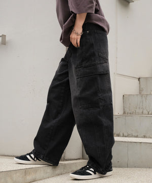 デニムブラックソノタ　モデル:159cm S着用