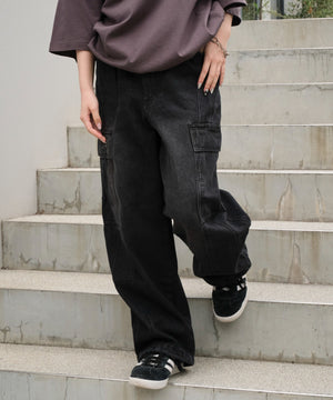 デニムブラックソノタ　モデル:159cm S着用