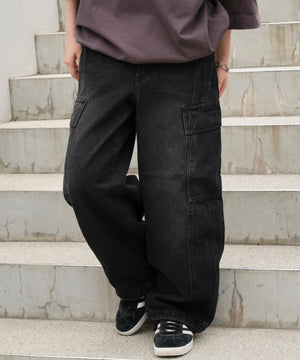 デニムブラックソノタ　モデル:159cm S着用