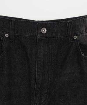 イージー3Dバレルレッグデニムカーゴパンツ