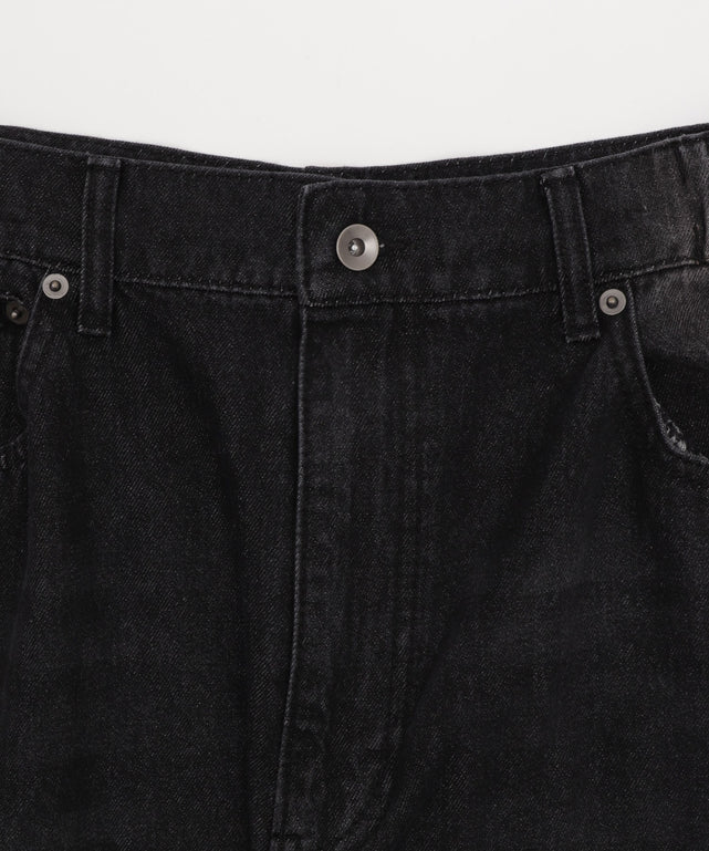 イージー3Dバレルレッグデニムカーゴパンツ